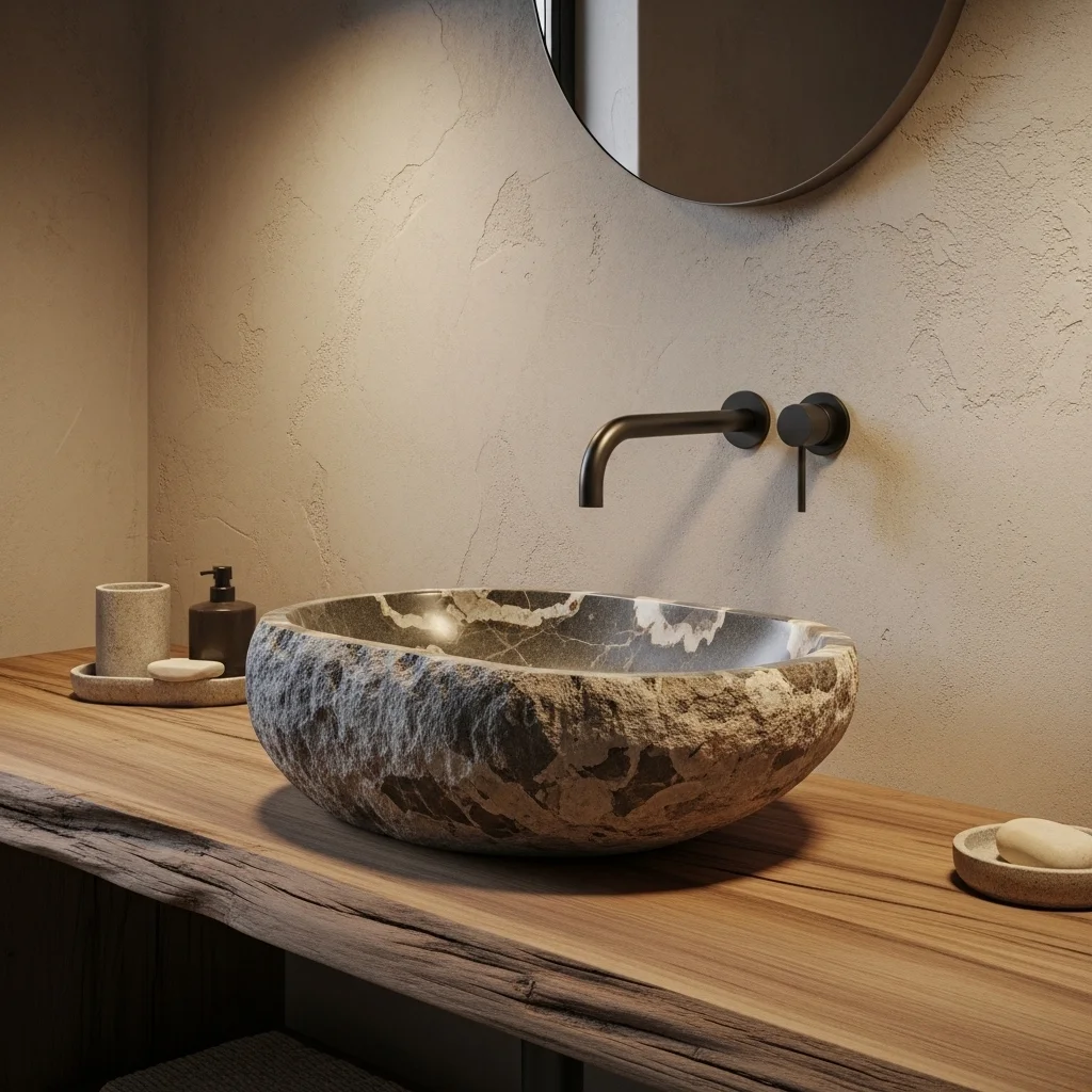 Install a Stone or Concrete Sink