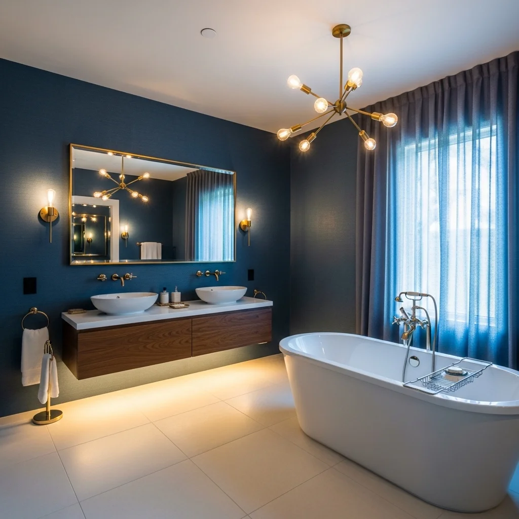 Lighting Strategies to Complement Moody Blue