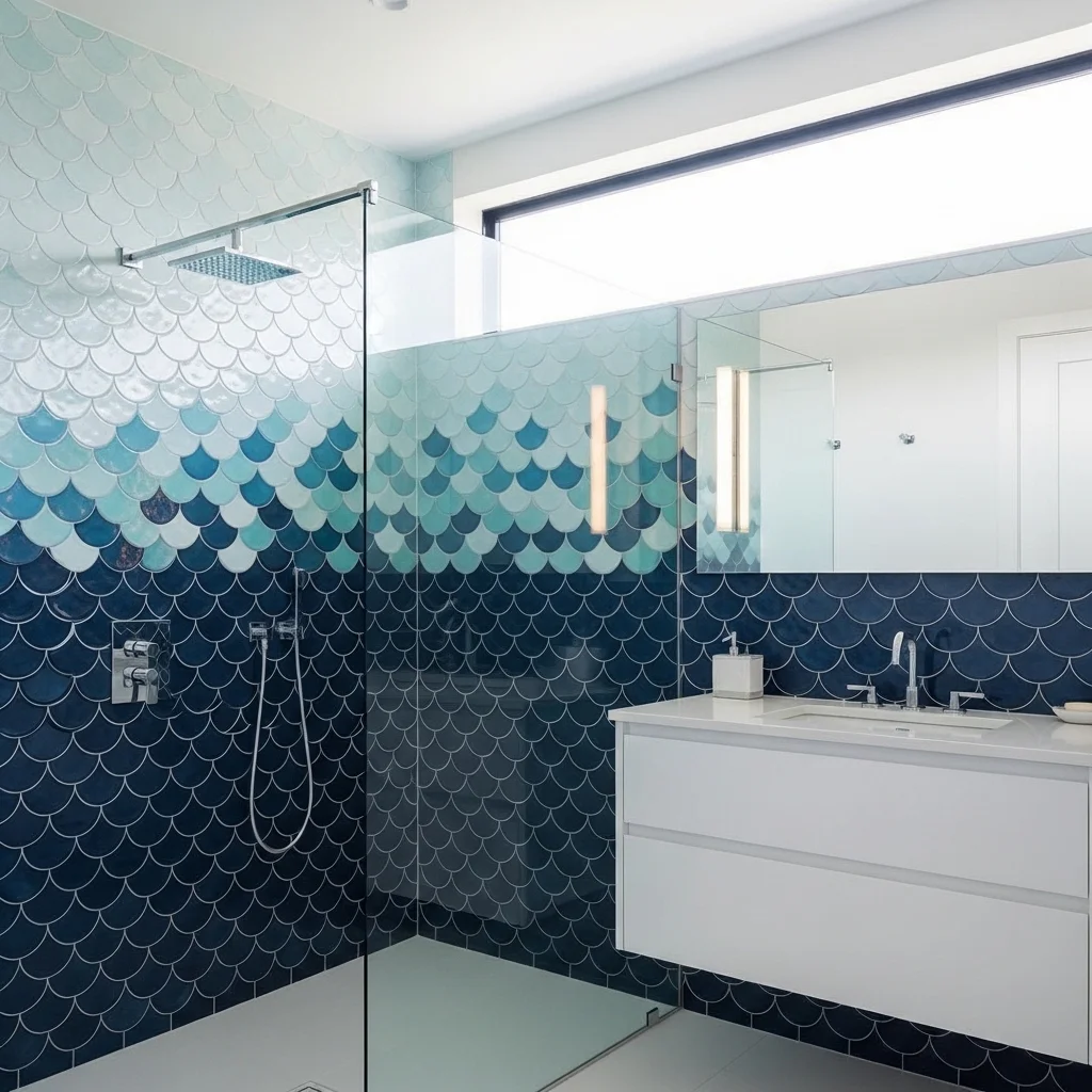 Two Tone Mermaid Tile Combinations