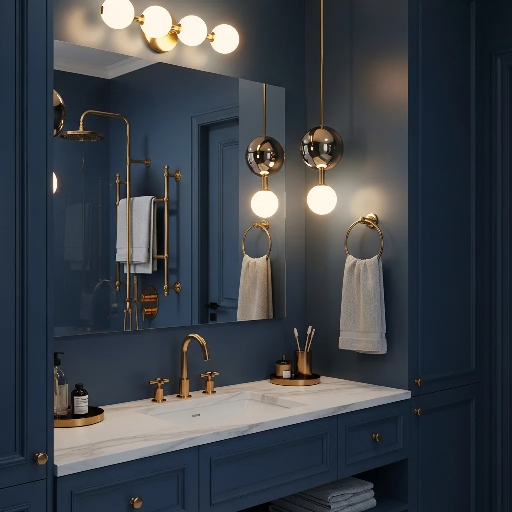 Metallic Accents for Glamour and Warmth