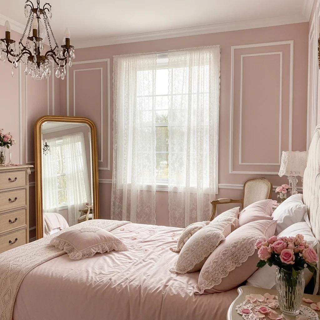 Soft Blush Pink Walls