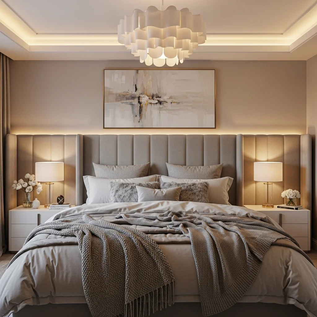 Bold Upholstered Headboard