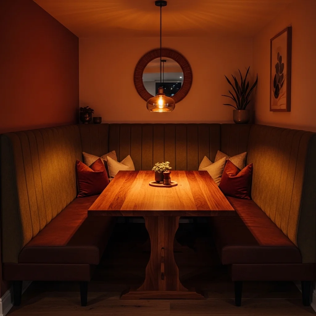 Booth-Style Corner Setup 