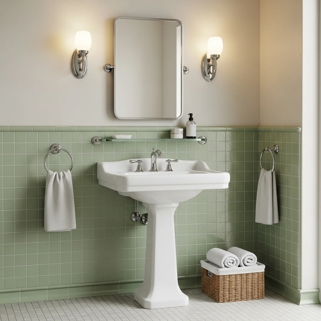 Install a Pedestal Sink as a Focal Point