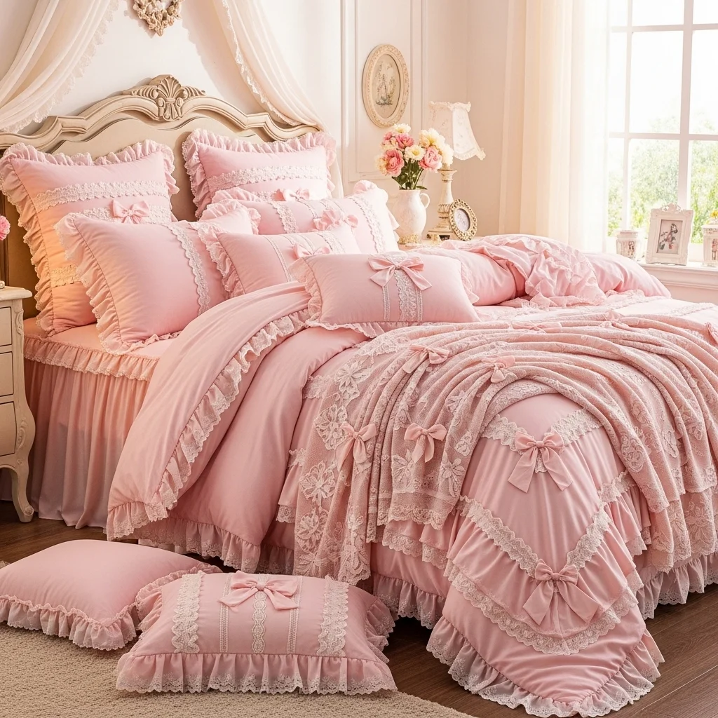 Ruffled Bedding Layers