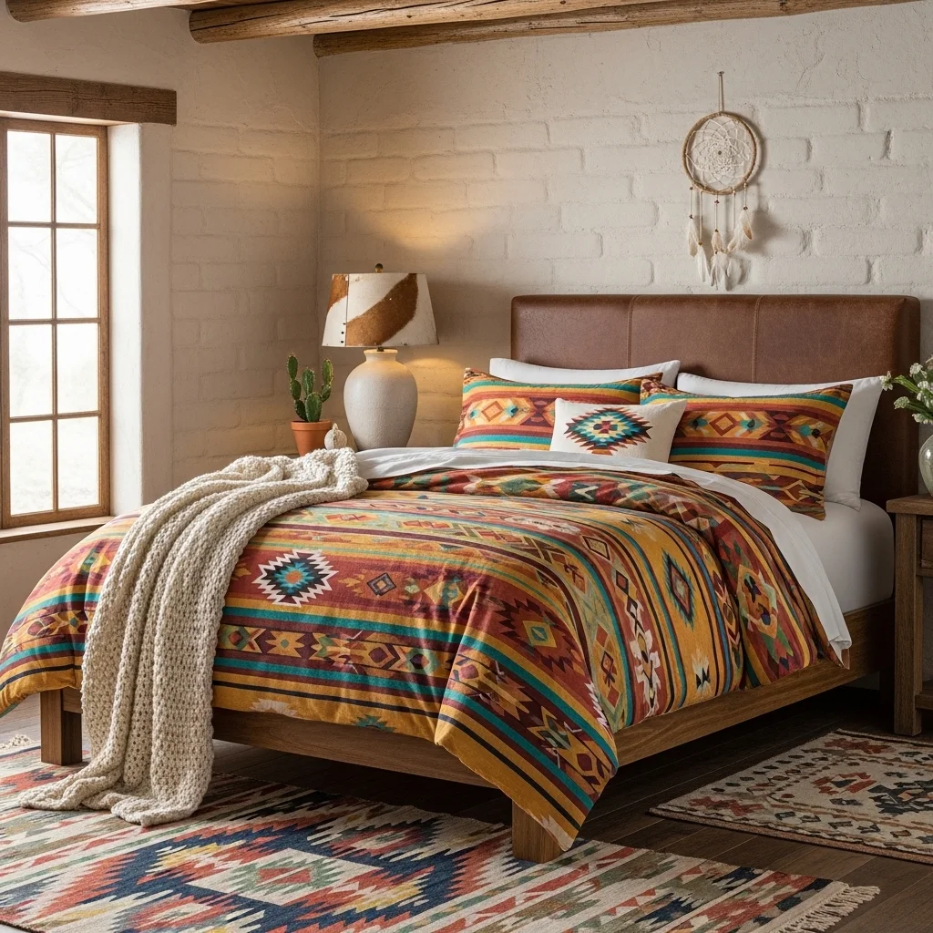Southwestern Patterned Bedding