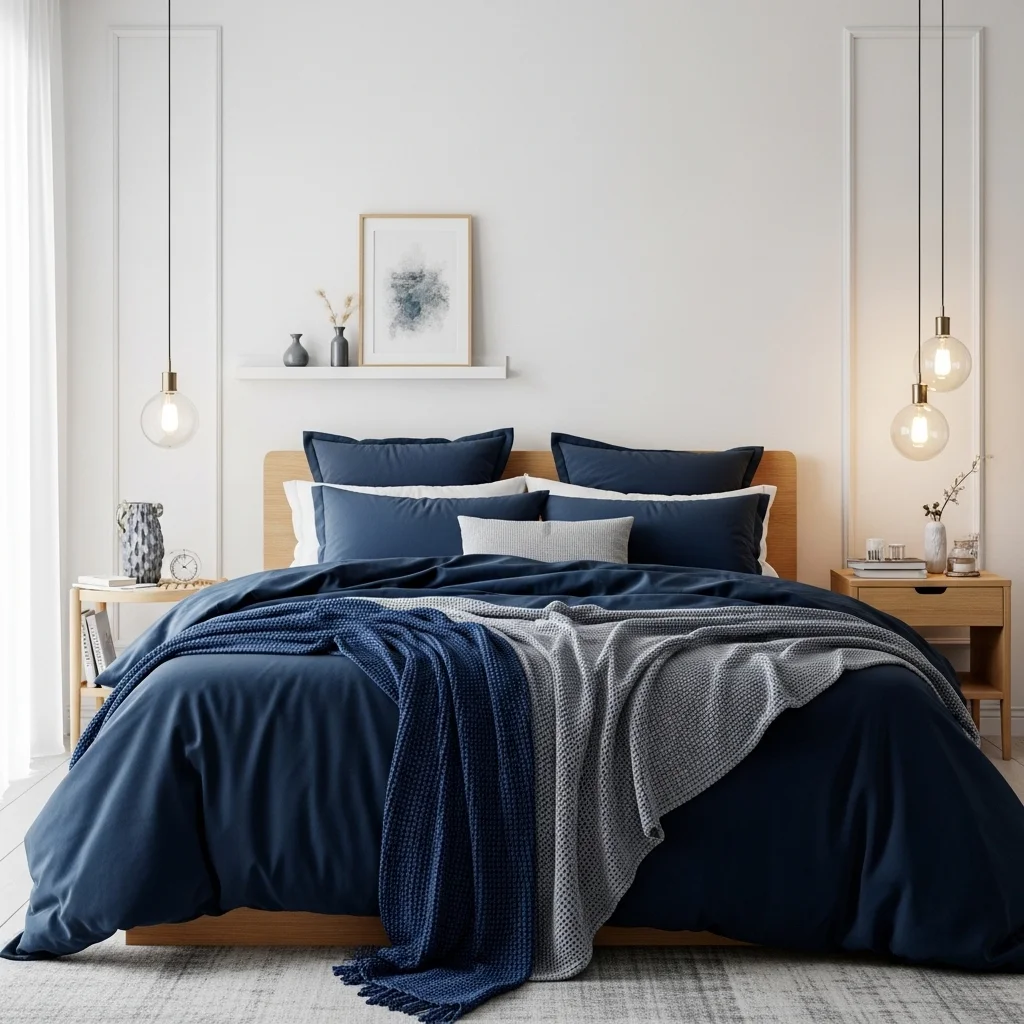  Midnight Blue Bedding