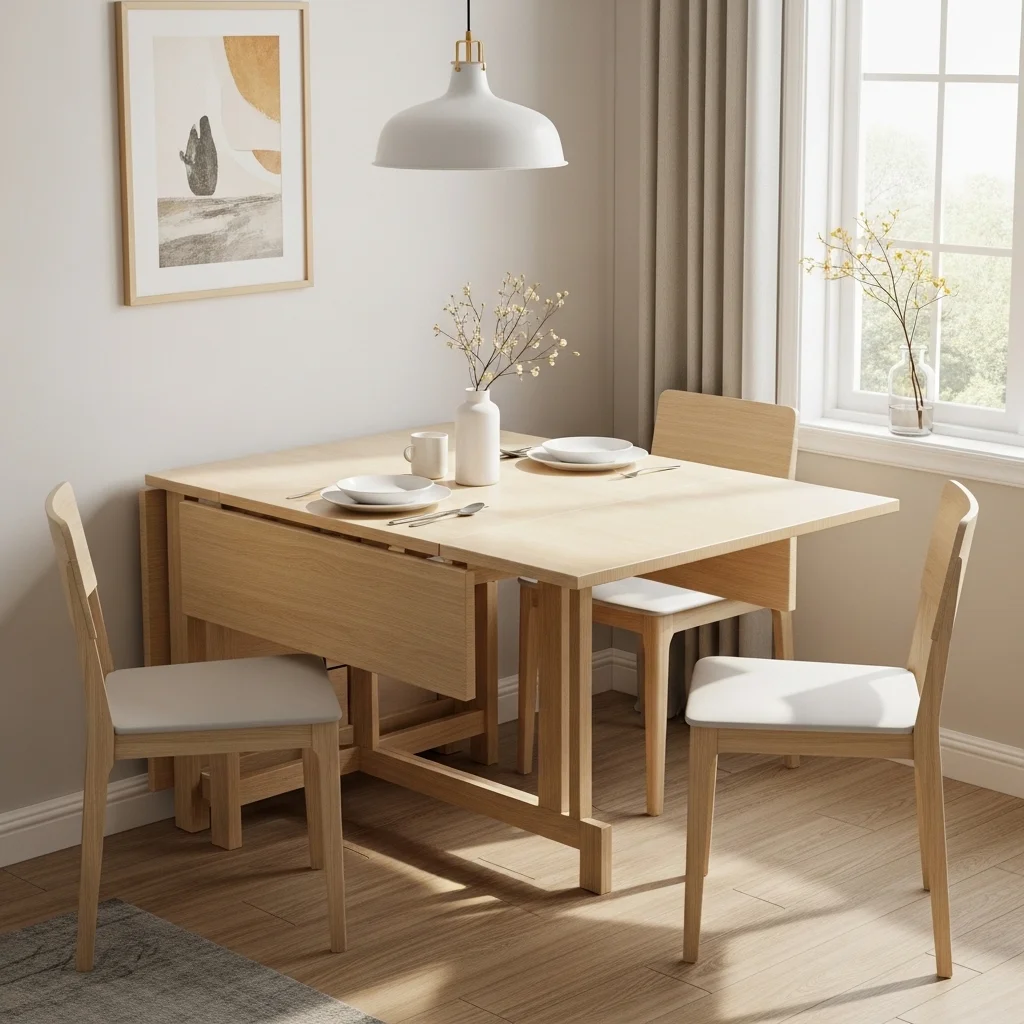 Drop-Leaf Table for Flexible Dining 