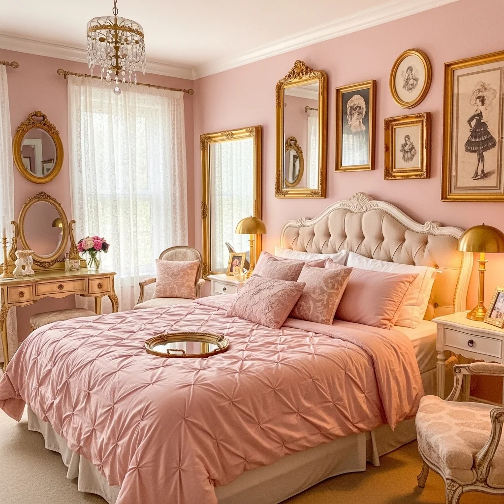 Romantic Gold Accents