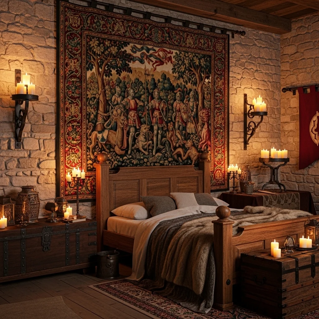 Medieval Tapestries and Wall Hangings