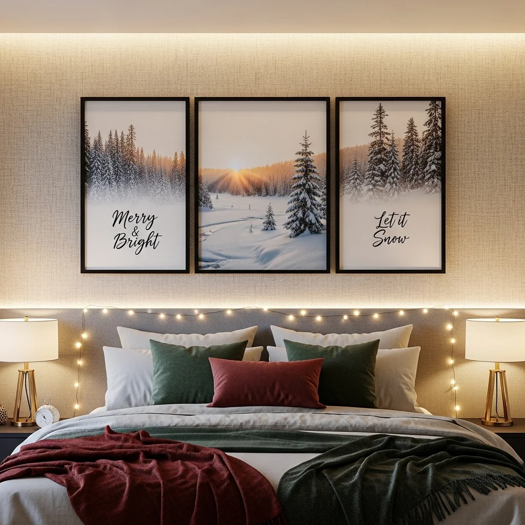 Add Christmas-Themed Wall Art