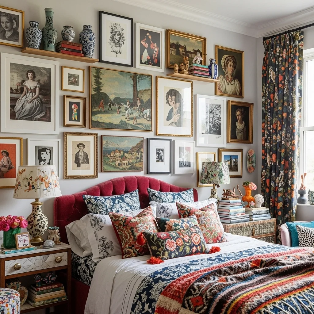 Gallery Walls Filled with Artwork