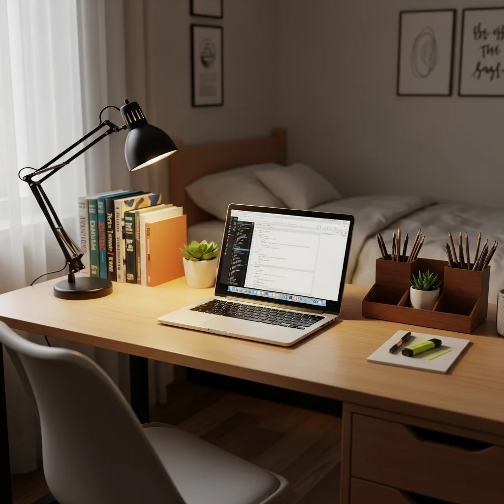 Functional Desk Setup 