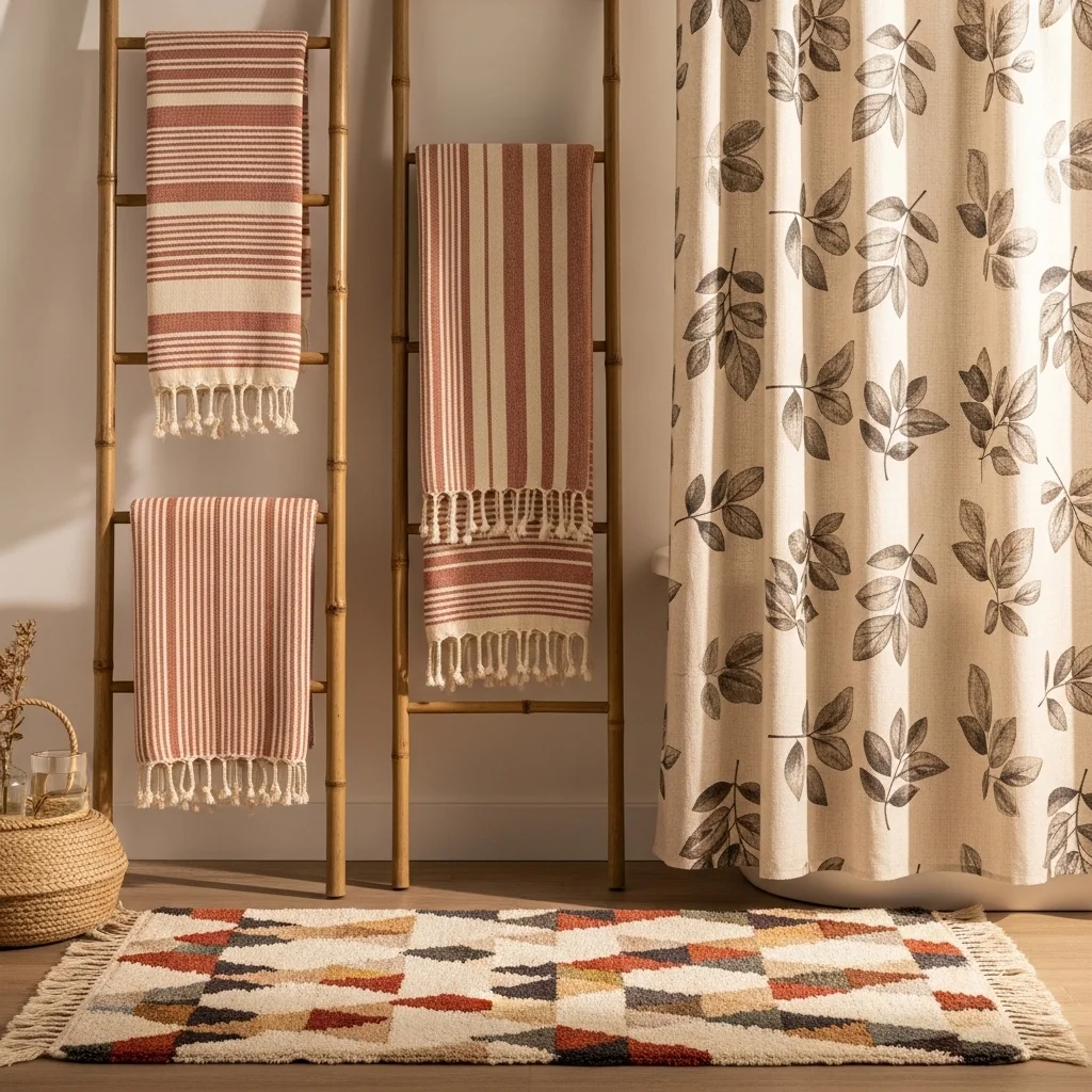 Use Turkish Towels and Patterned Textiles
