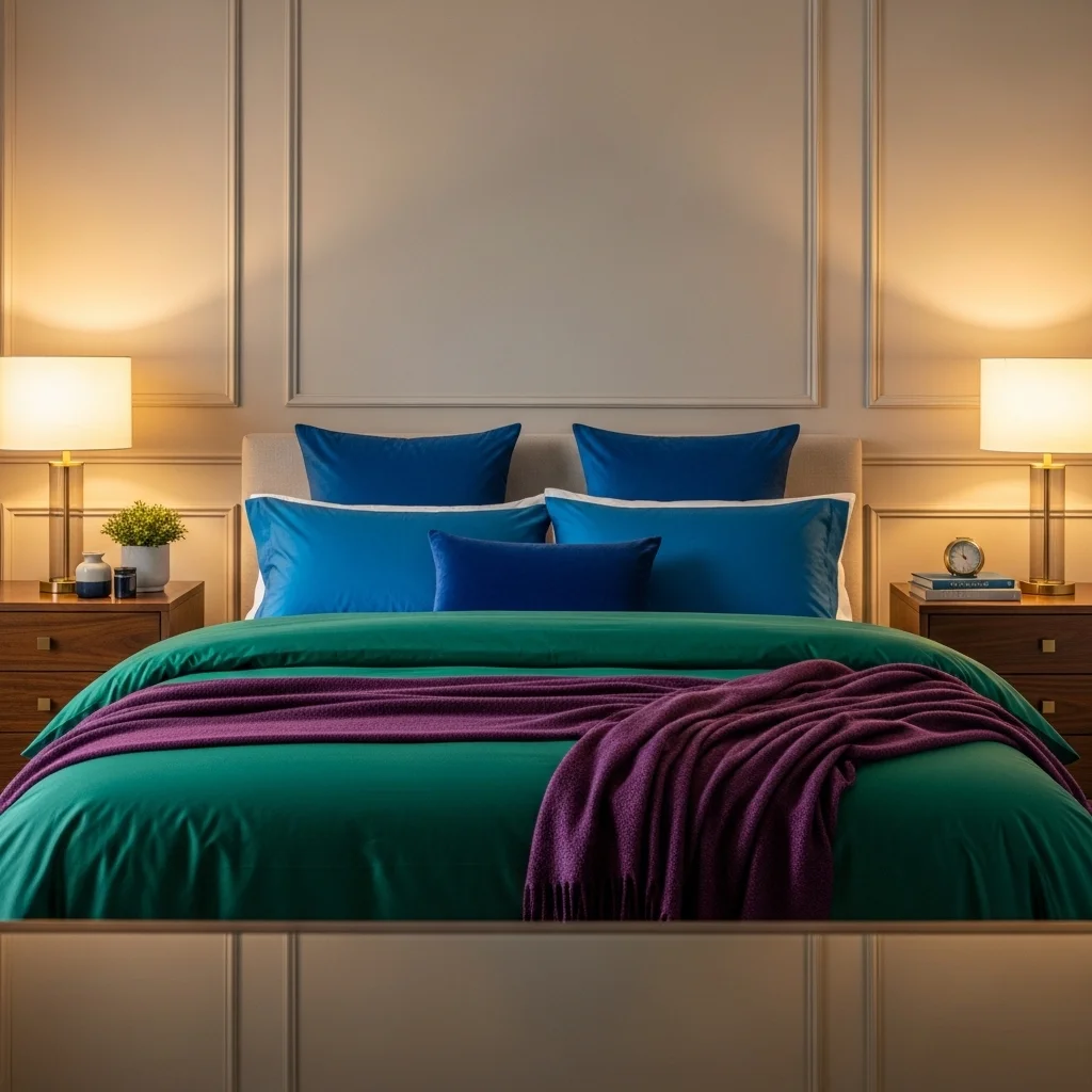 Statement Headboards in Bold Colors