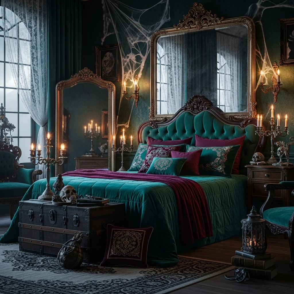 Gothic Whimsical Bedroom