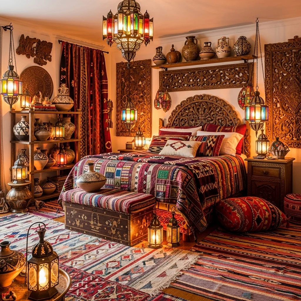 Use Patterned Wallpaper