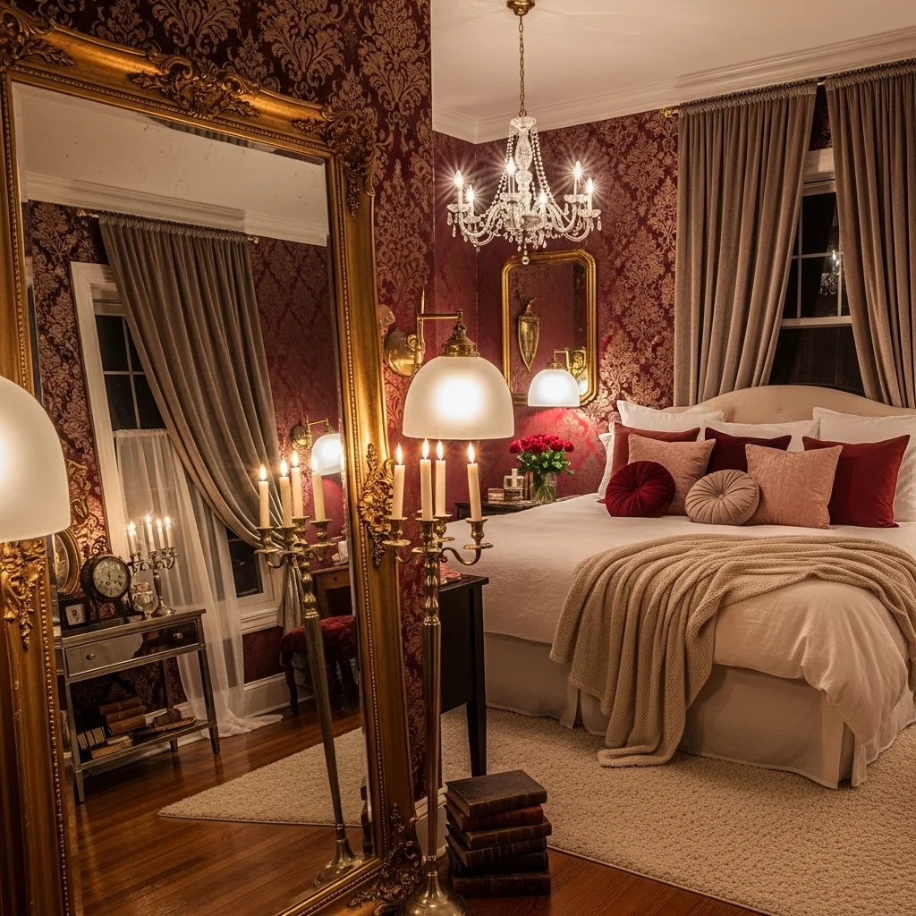 Elegant Mirror Placement