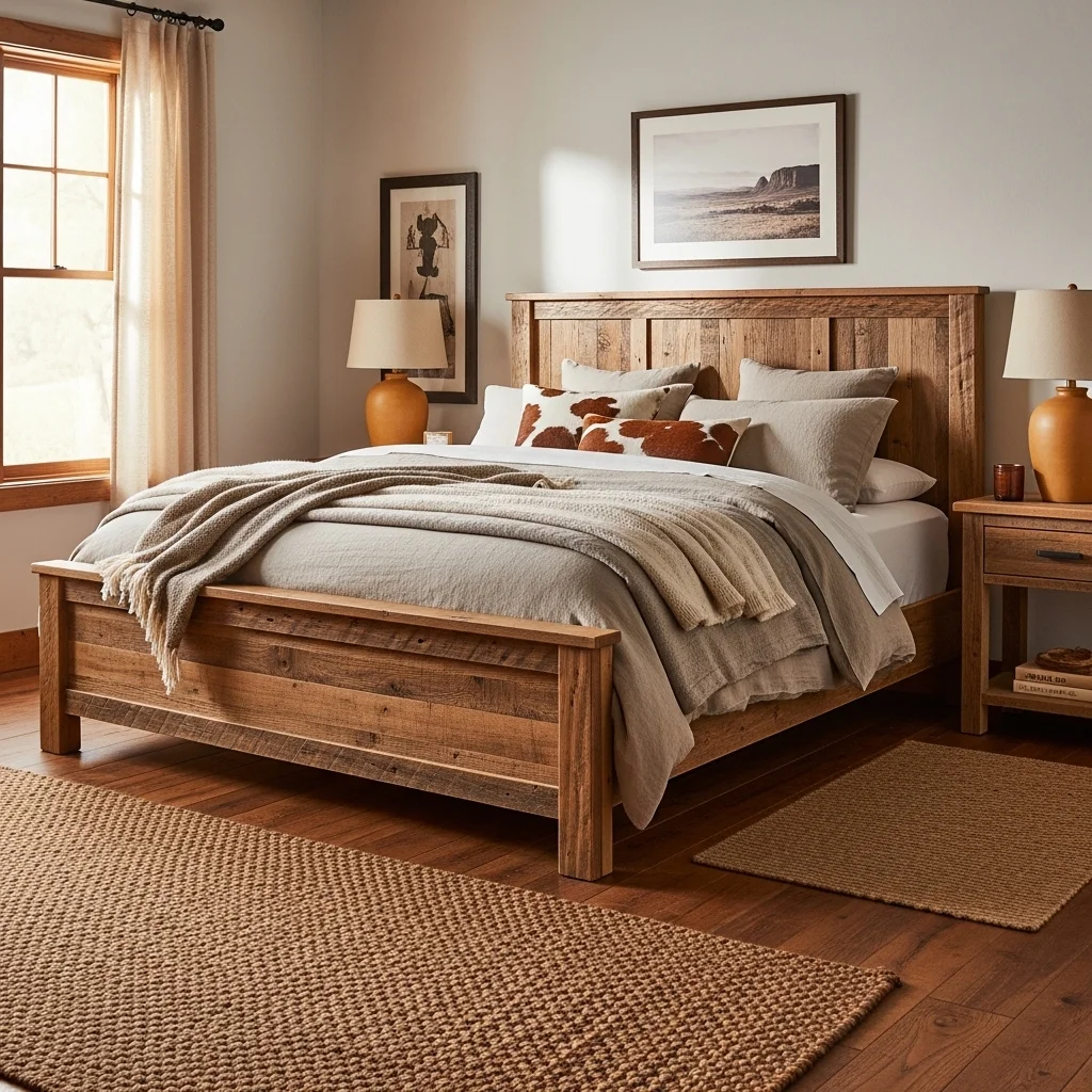Rustic Wooden Bed Frames