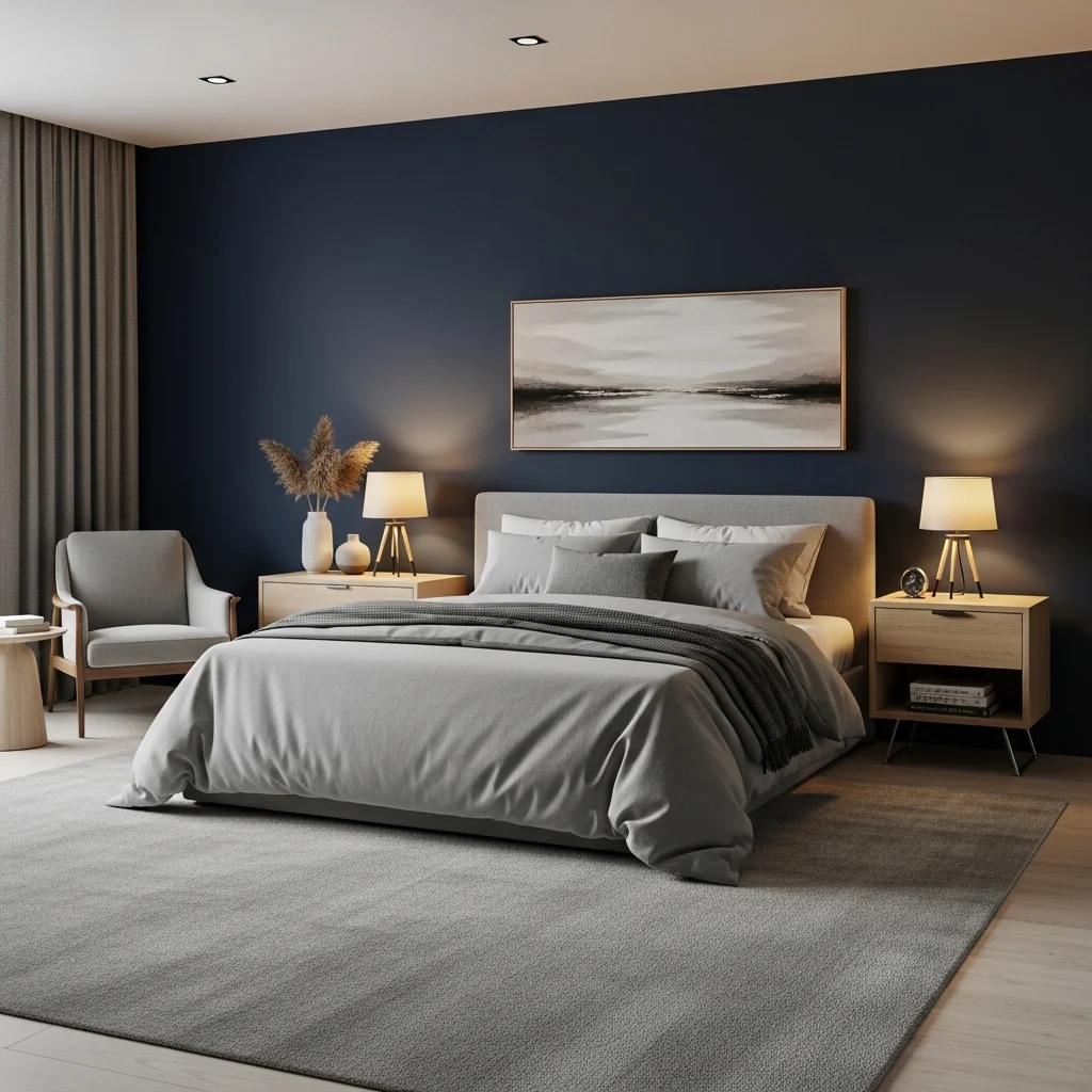  Dark Blue and Gray Palette