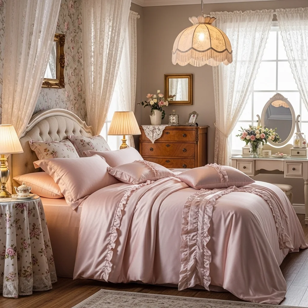 Satin Pillowcases and Textiles