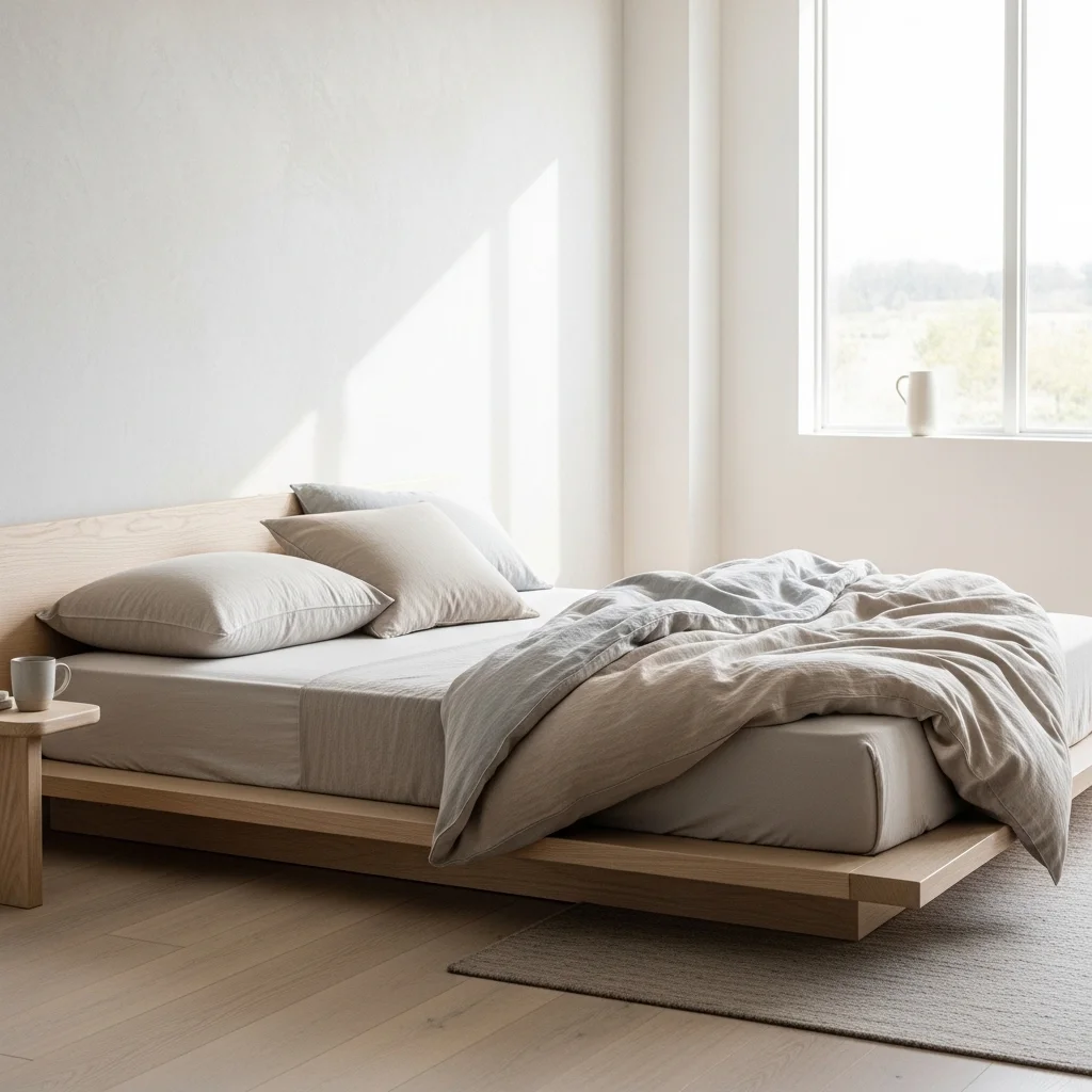 Opt for Low Profile Bedding