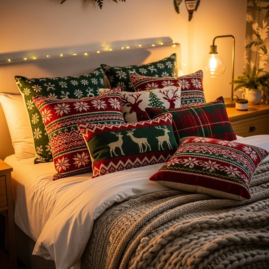 Add Decorative Throw Pillows