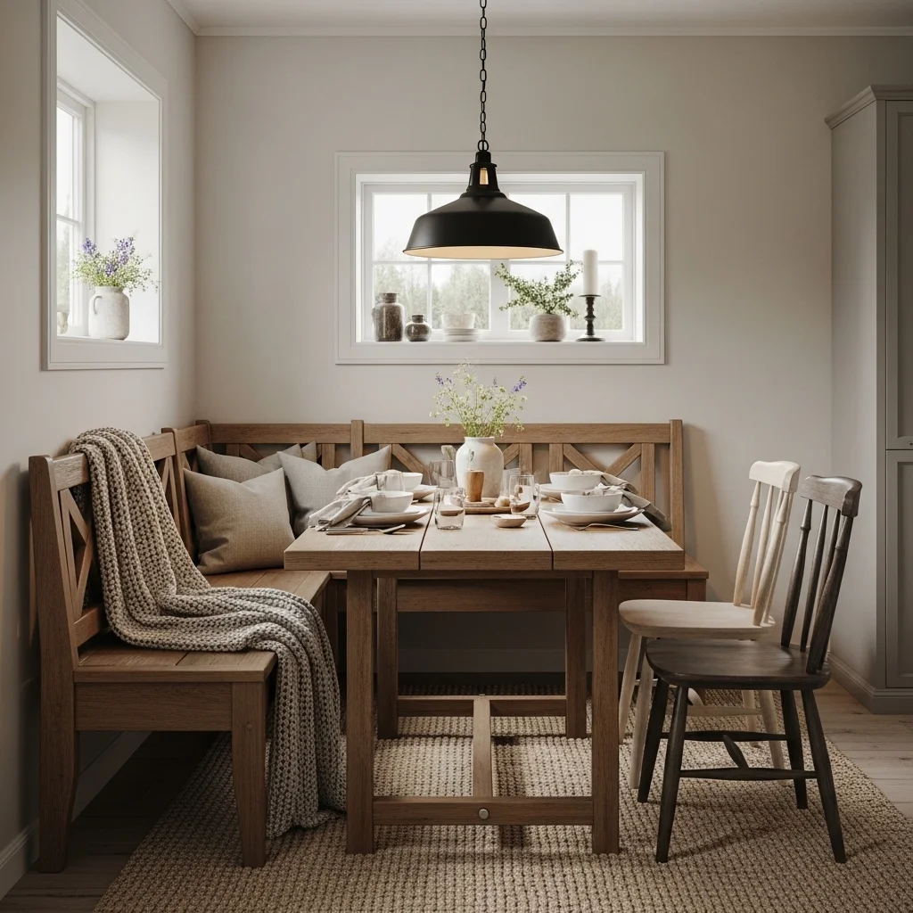 Industrial Farmhouse Lighting Nook 
