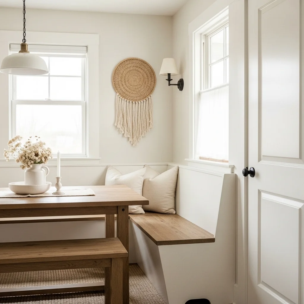 Neutral Palette Dining Corner 
