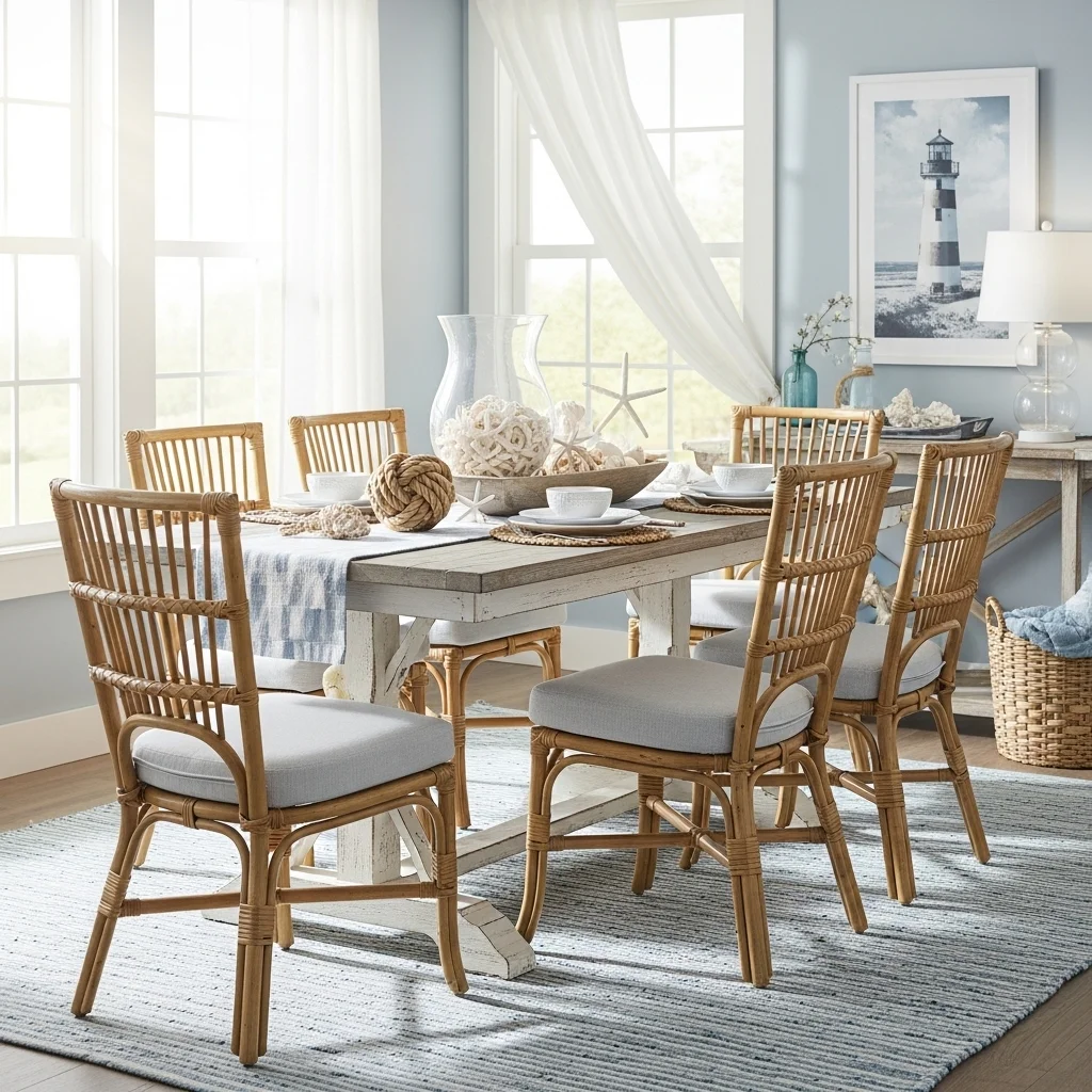 Coastal Corner Nook with Light Tones 