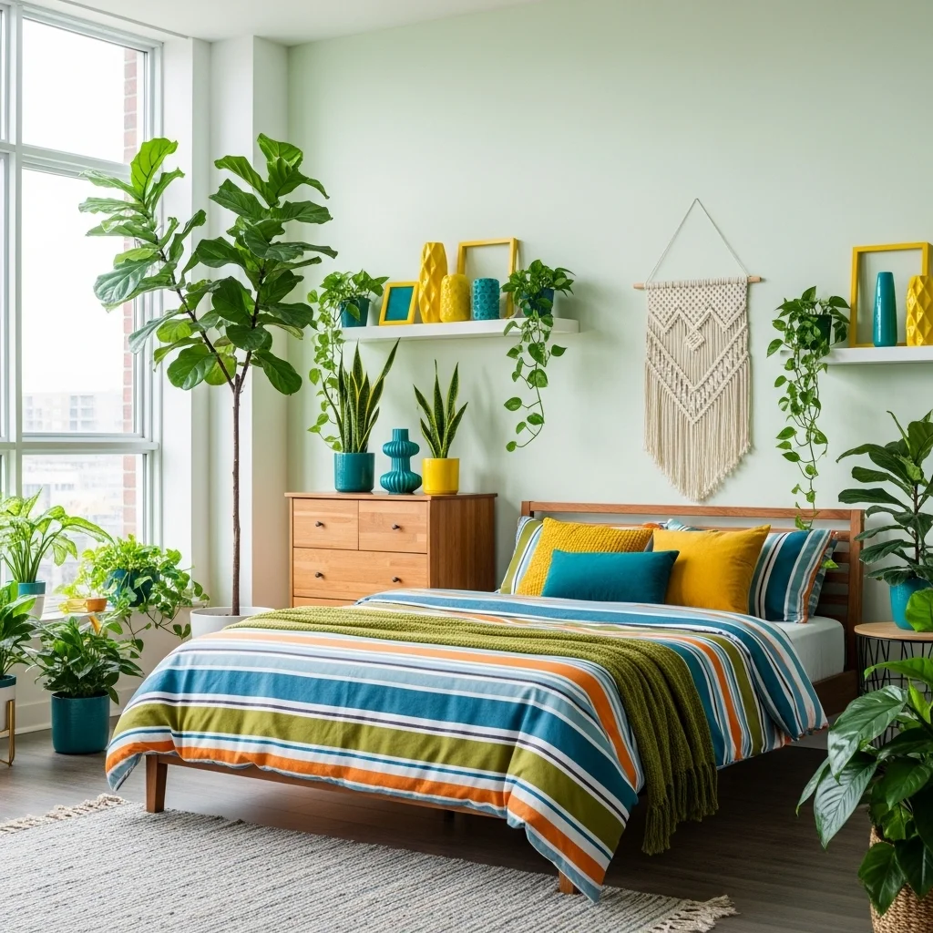 Use Indoor Plants for Natural Color