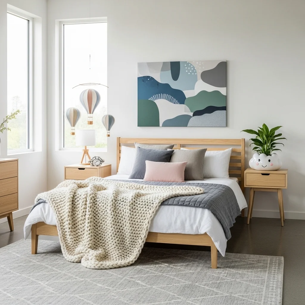 Scandinavian Whimsical Bedroom