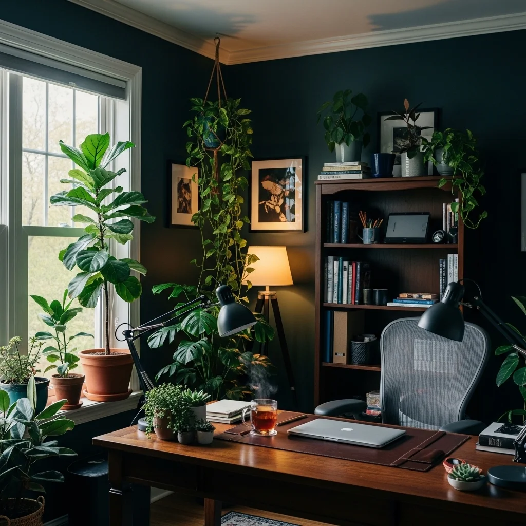 Add Greenery for Contrast