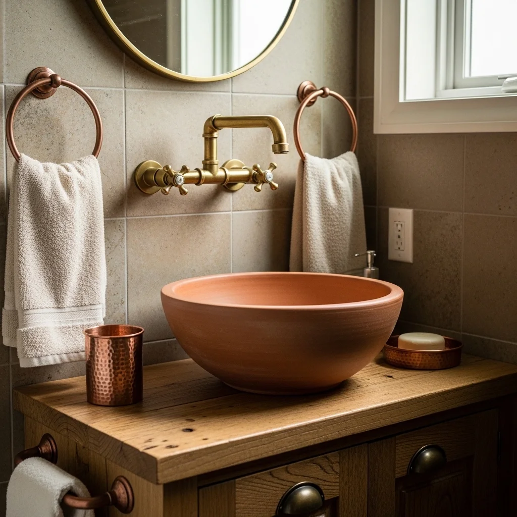 Opt for Brass and Copper Fixtures