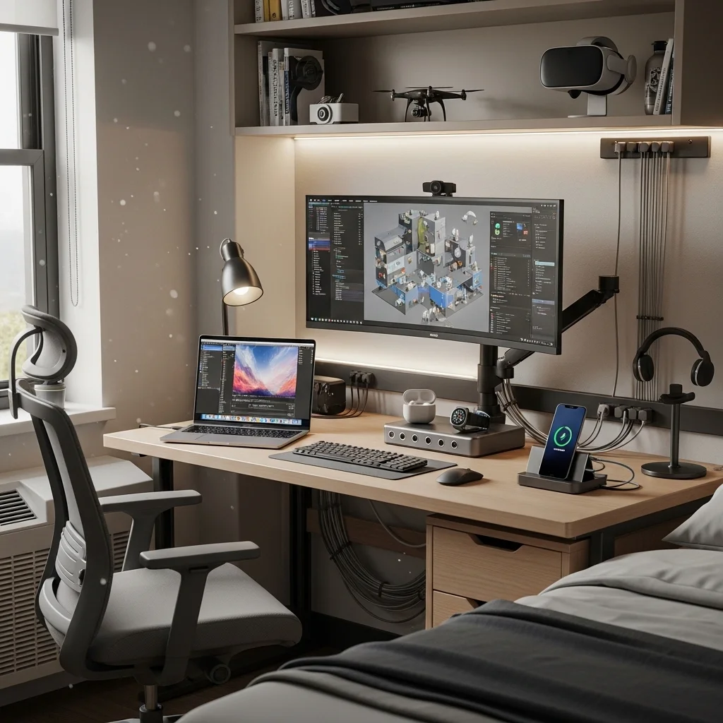 Tech Friendly Room Setup 