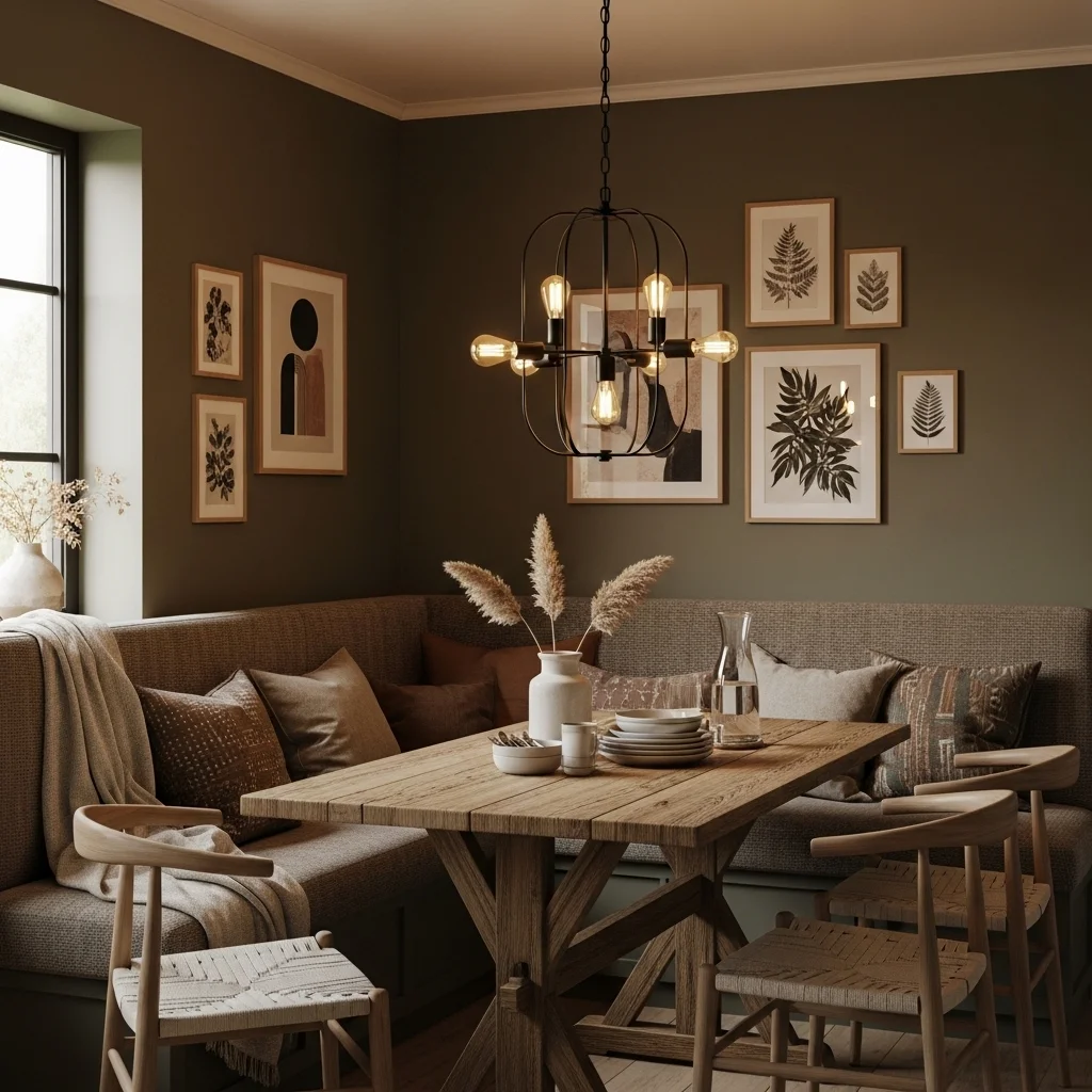 Pendant Lighting as a Nook Anchor 