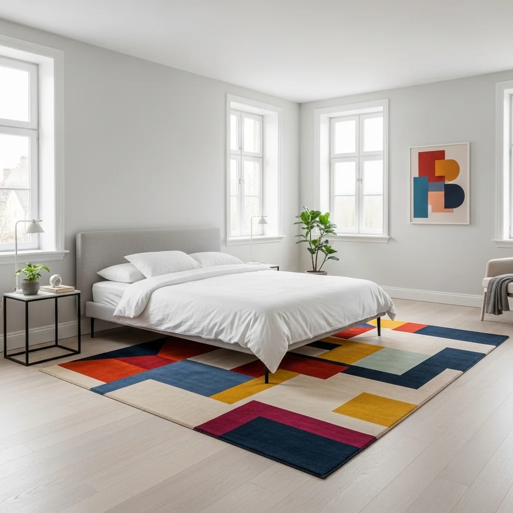 Place a Bold Statement Rug