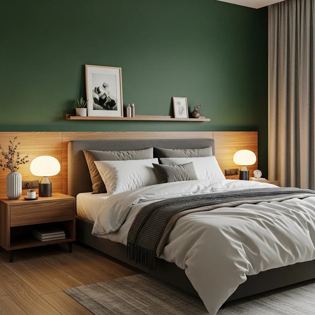 Forest Green Bedroom for a Nature Inspired Look
