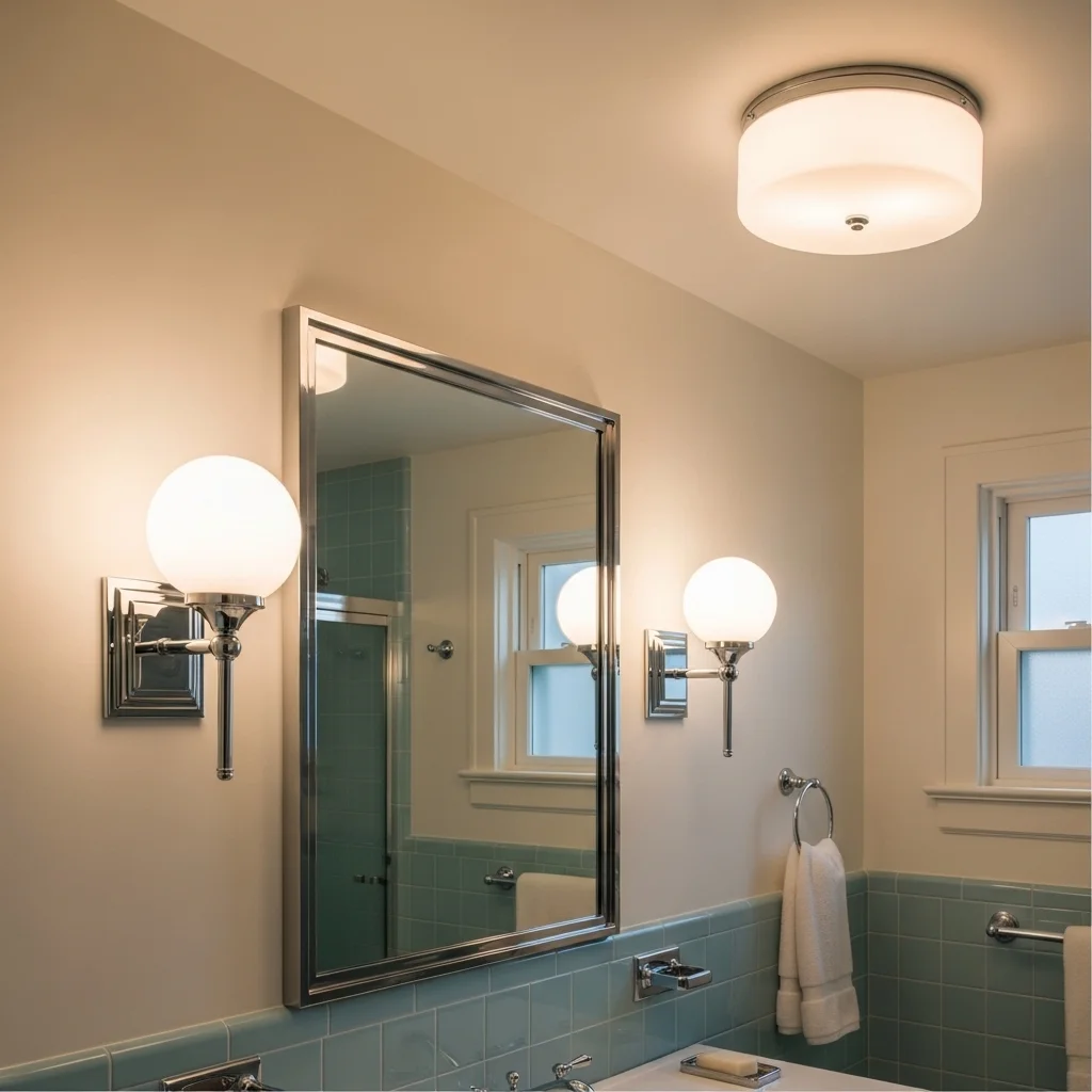 Incorporate Retro Lighting Fixtures
