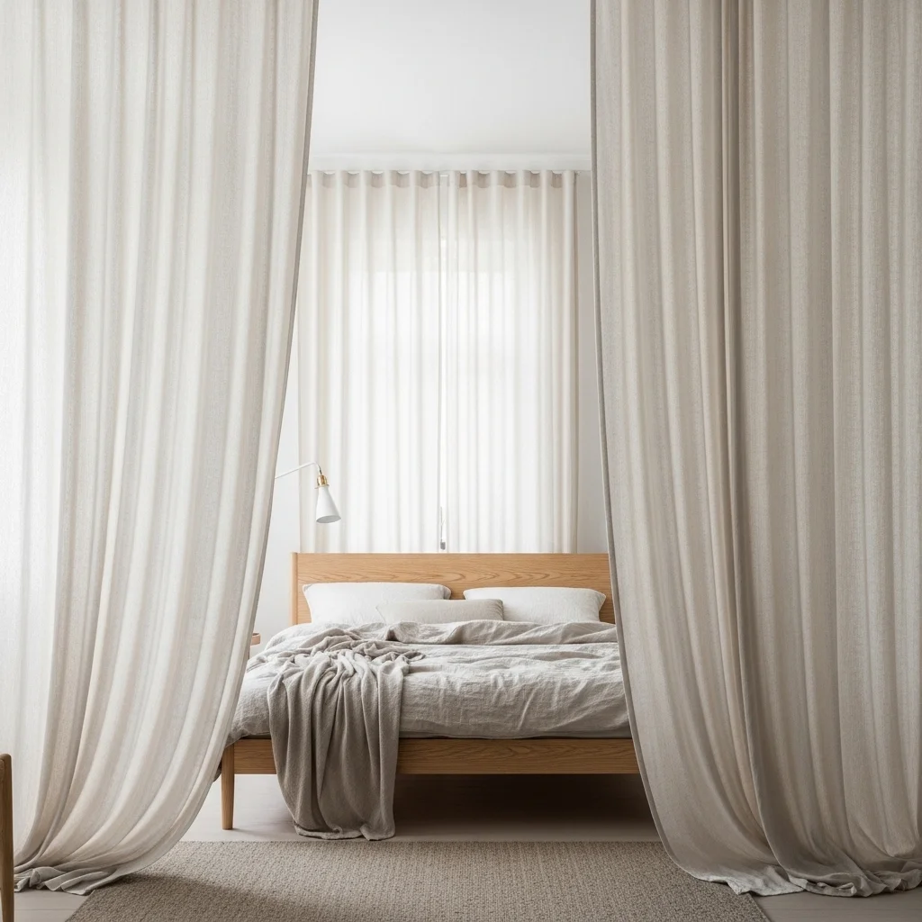  Opt for Linen Curtains Over Heavy Drapes