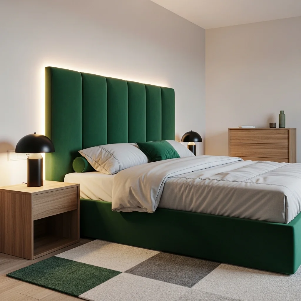  Add a Vibrant Headboard