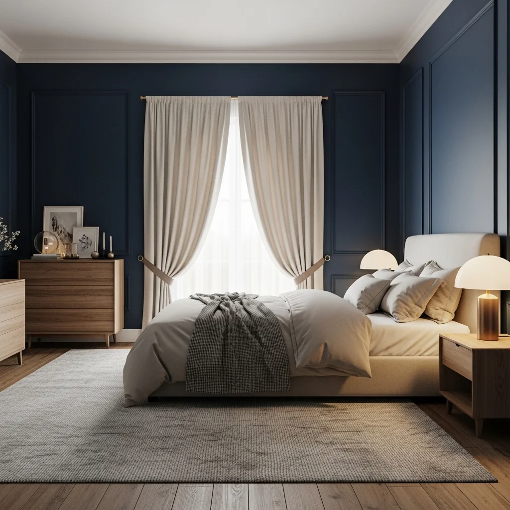 Blue and Beige Balance