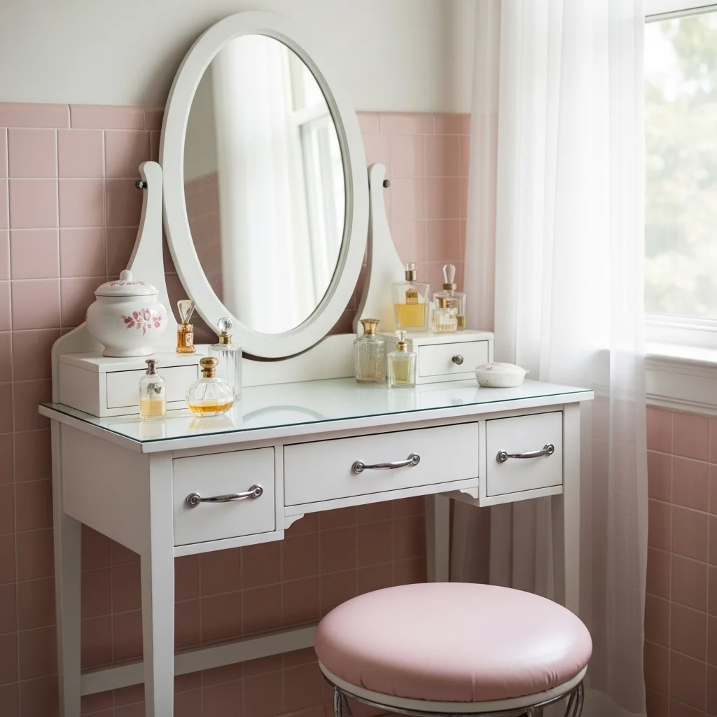 Bring in a Dressing Table or Vanity Stool