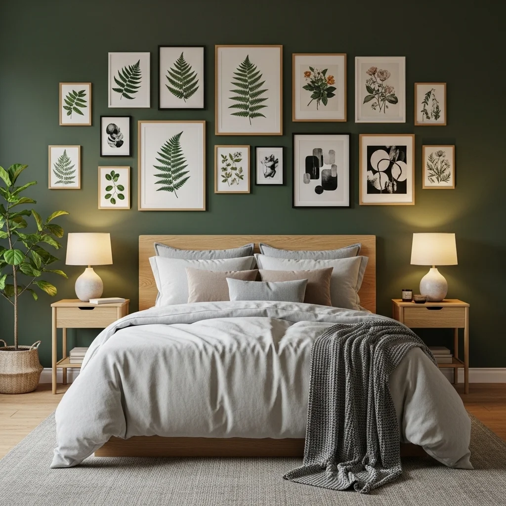 Dark Green Bedding for Subtle Style