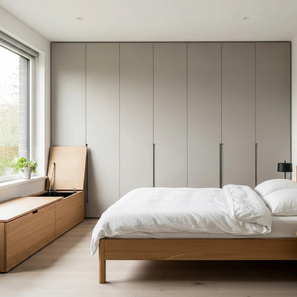 Declutter Aggressively and Store Out of Sight