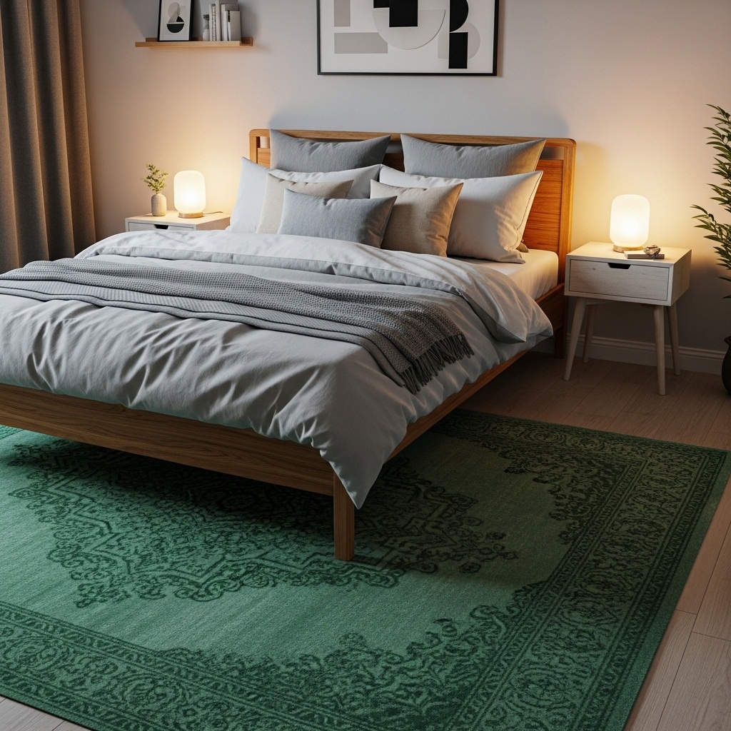 Emerald Green Area Rug