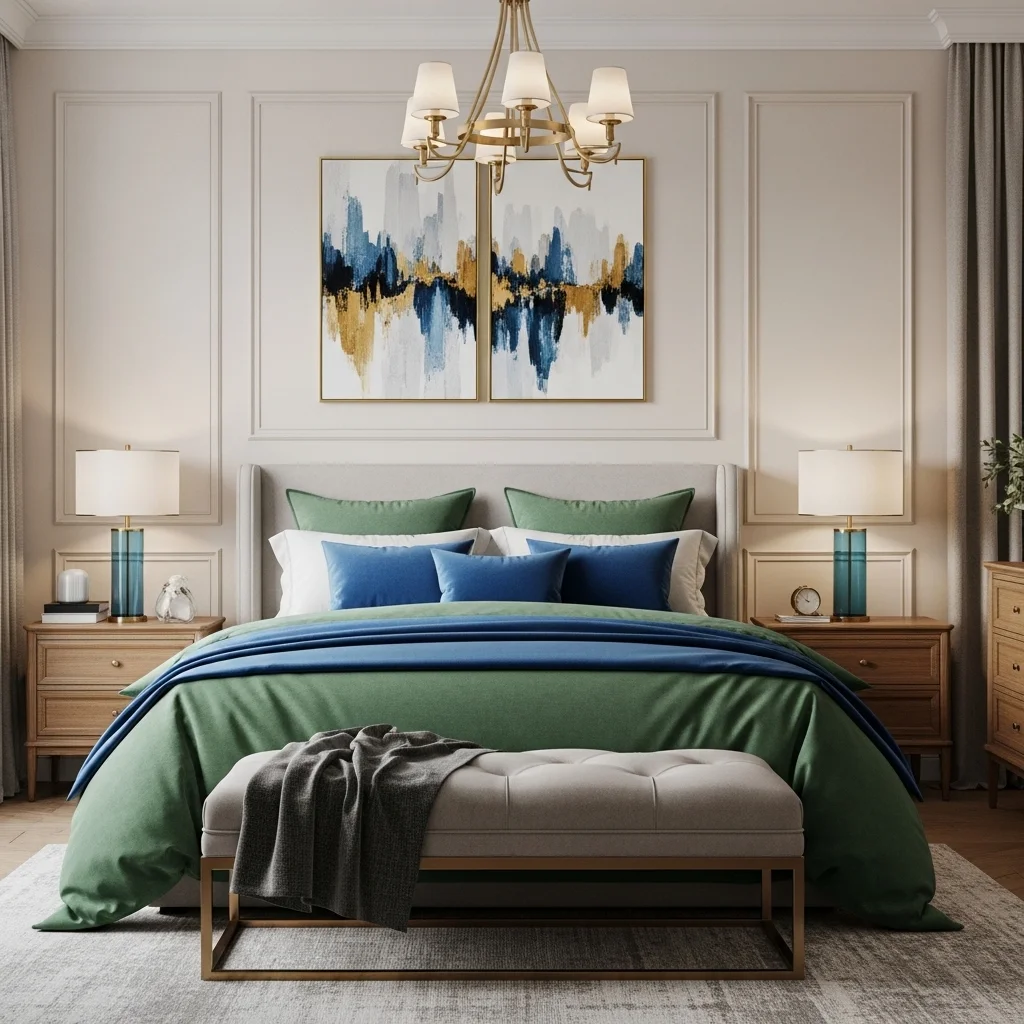 Creating a Moody Jewel Tone Bedroom