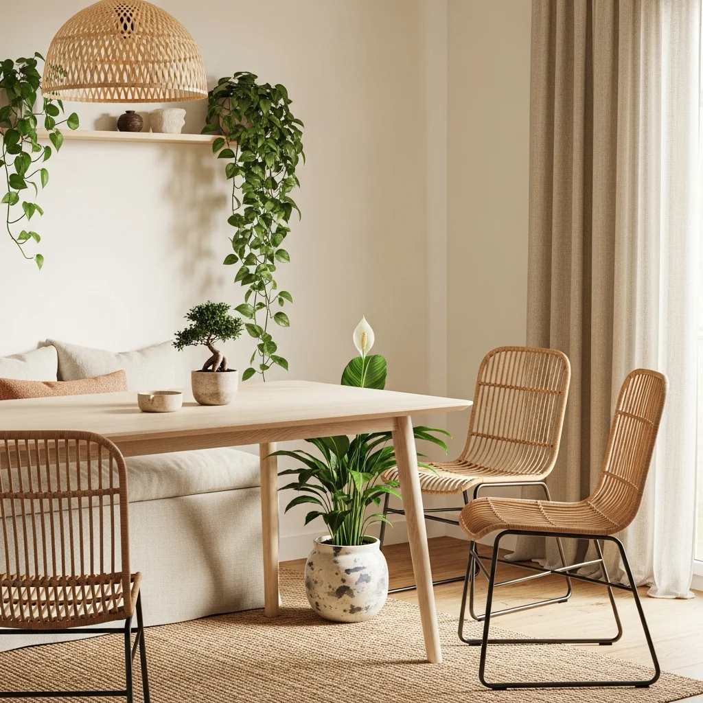 Indoor Plants as Organic Softening Elements