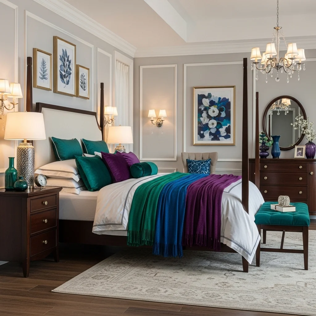 Combining Multiple Jewel Tone Colors