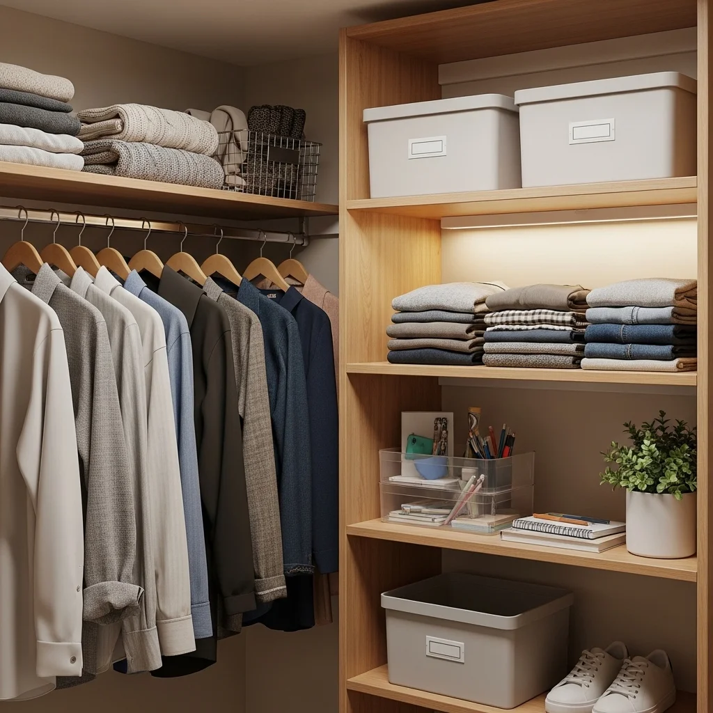Organized Closet Space 
